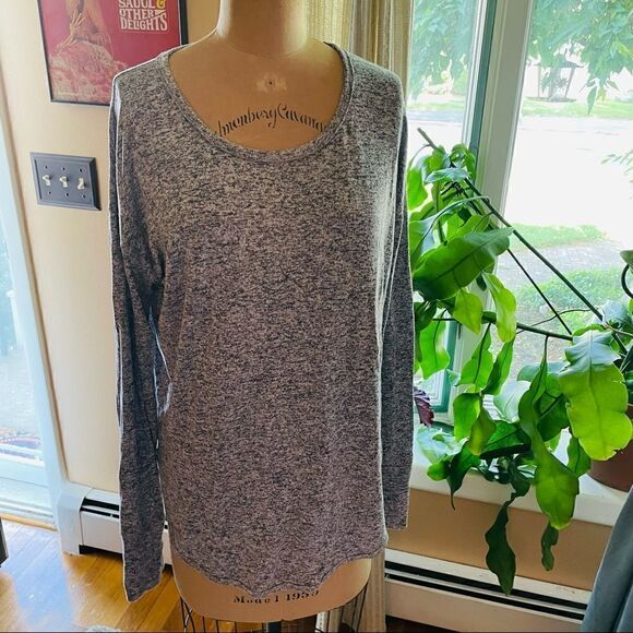ATHLETA | heather gray long sleeve soft top M - Picture 1 of 9